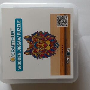 Lion - Wooden Jigsaw Puzzle, Size:  A5/Small